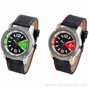 Brown Hot Sales Fashionable Big Business Men's Watches, ODM Orders Welcomed
